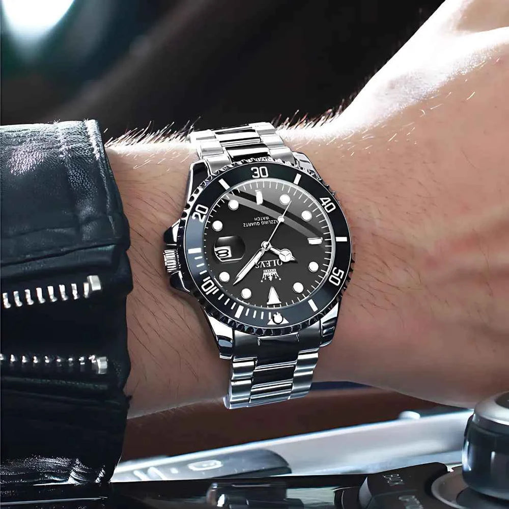 Original Men's Quartz Watch, Water Resistant - Stainless Steel