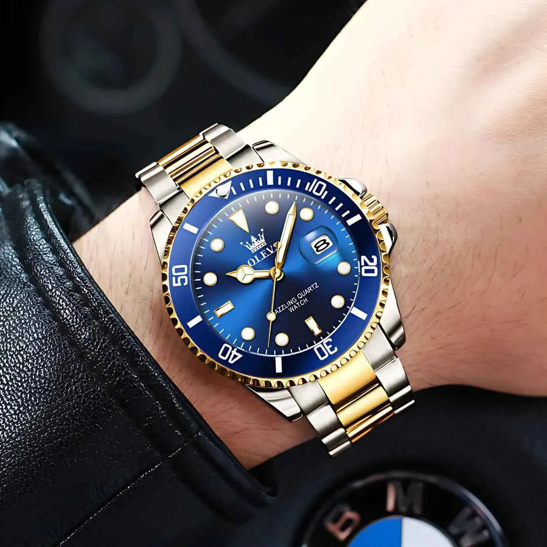 Original Men's Quartz Watch, Water Resistant - Stainless Steel