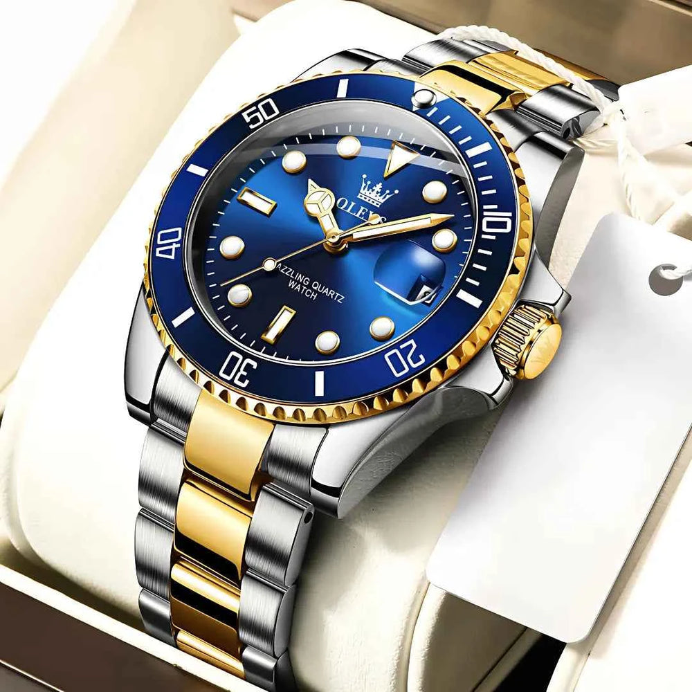Original Men's Quartz Watch, Water Resistant - Stainless Steel