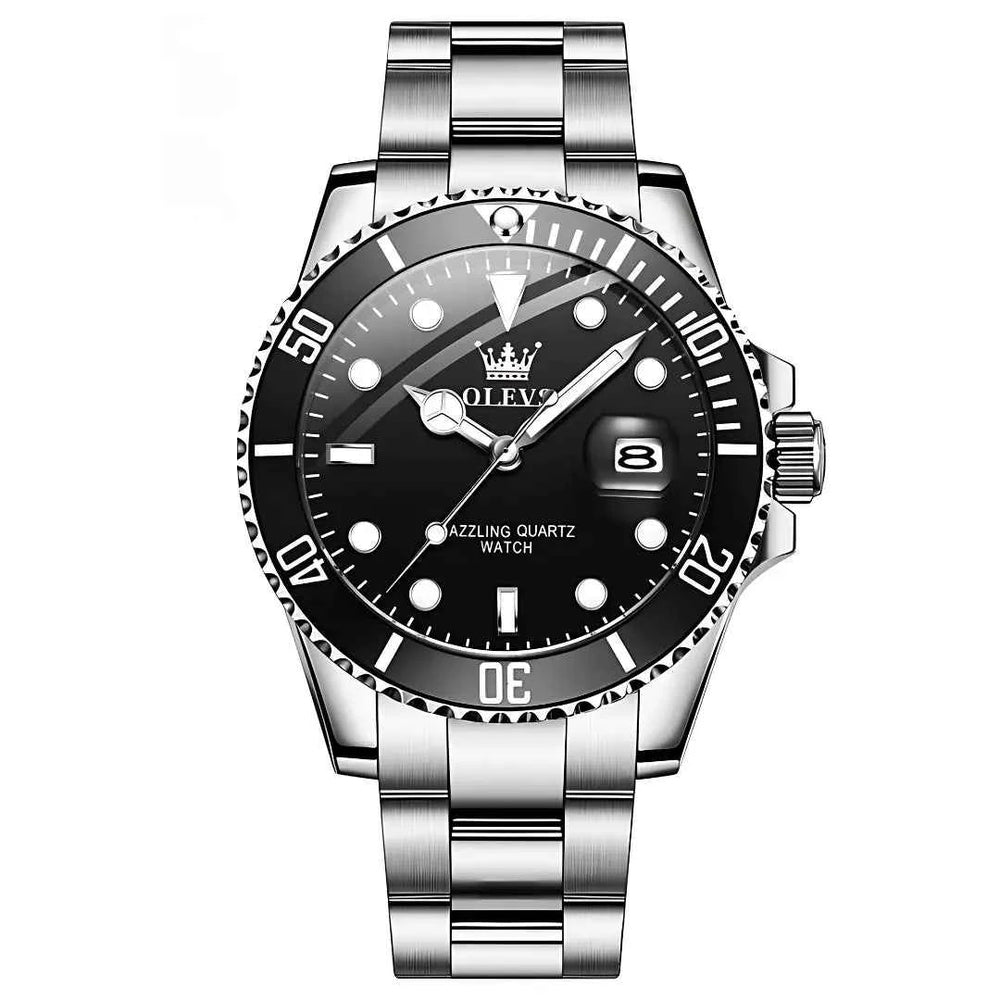 Original Men's Quartz Watch, Water Resistant - Stainless Steel