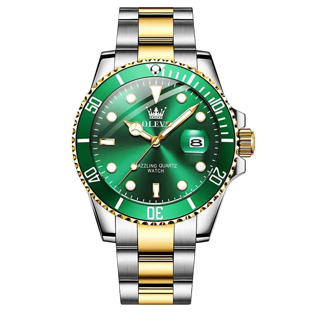 Original Men's Quartz Watch, Water Resistant - Stainless Steel