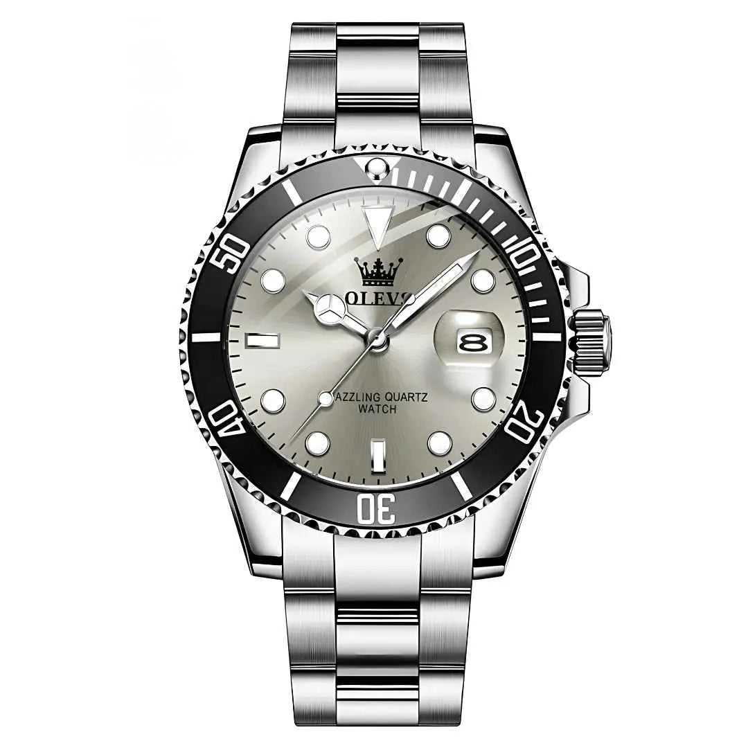 Original Men's Quartz Watch, Water Resistant - Stainless Steel