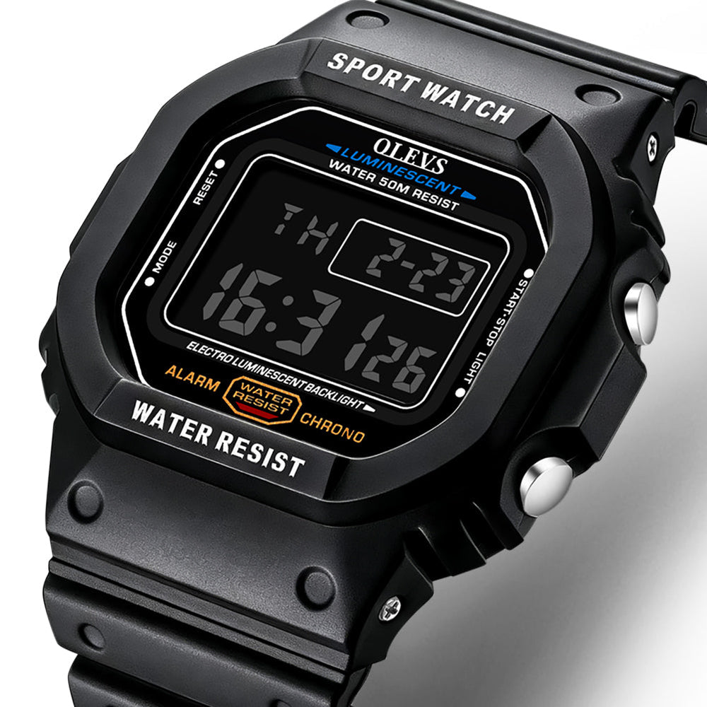 Black digital display closeup - OLEVS 1127