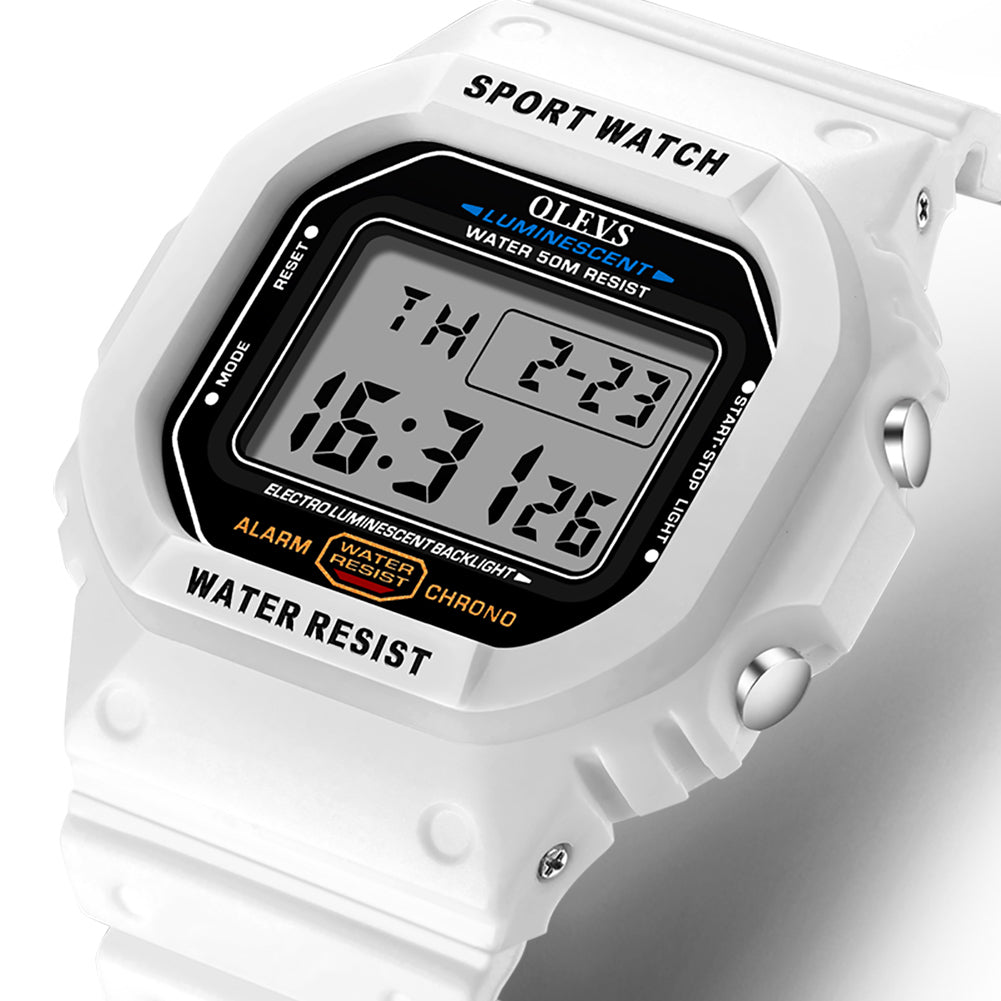 White digital display closeup - OLEVS 1127