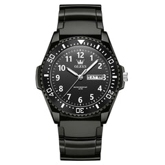 OLEVS 2703 Ultra Light Casual Sport Watch for Men Women - All Black Watch | Olevs Watch Store