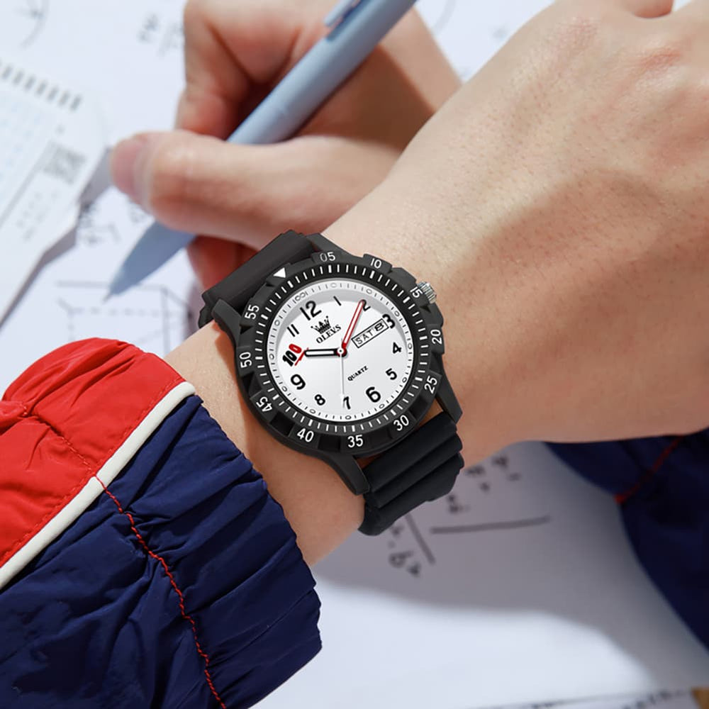 OLEVS 2705 Campus Good Luck Sport Watch for Youth Students - Patriot Blue Watch | Olevs Watch Store