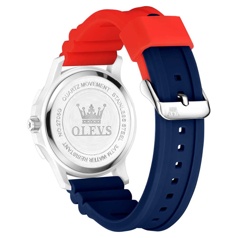 OLEVS 2705 Campus Good Luck Sport Watch for Youth Students - Patriot Blue Watch | Olevs Watch Store