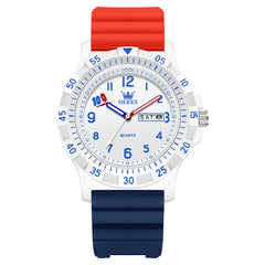 OLEVS 2705 Campus Good Luck Sport Watch for Youth Students - Patriot Blue Watch | Olevs Watch Store