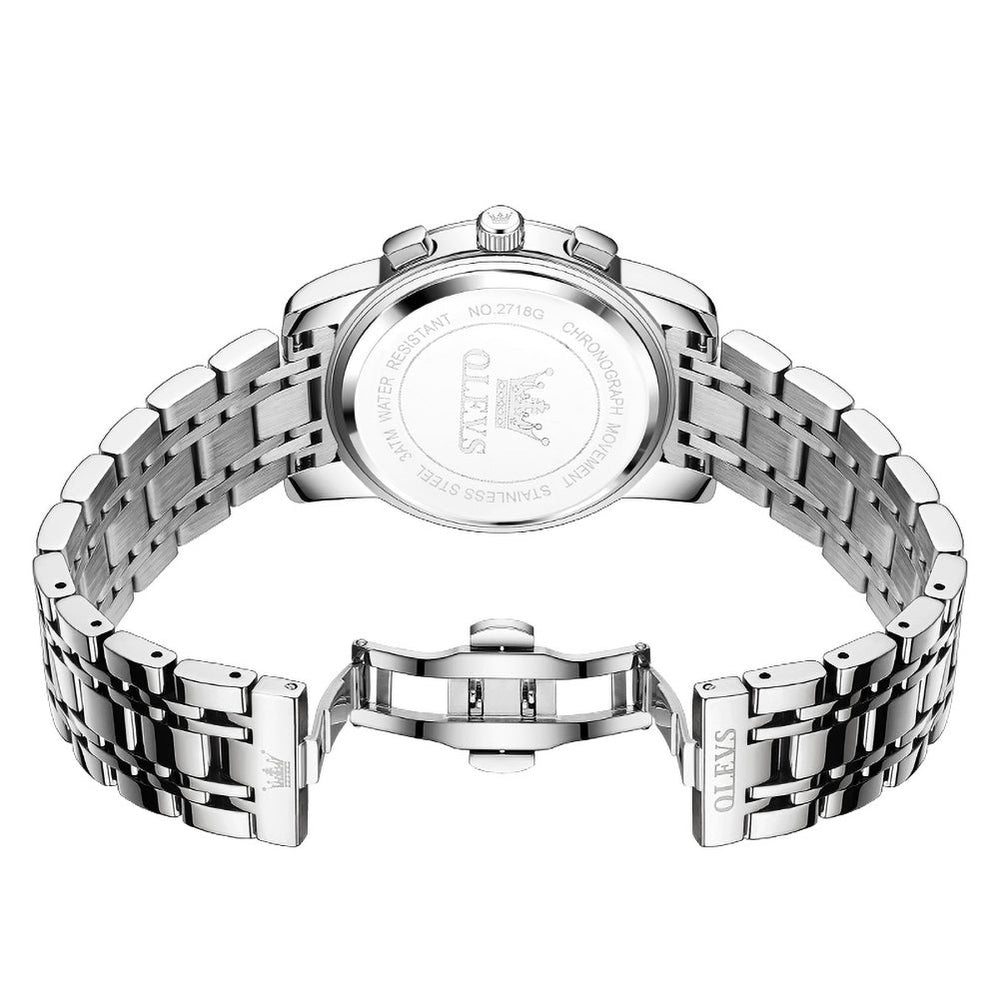 stainless steel bracelet detail - OLEVS 2718