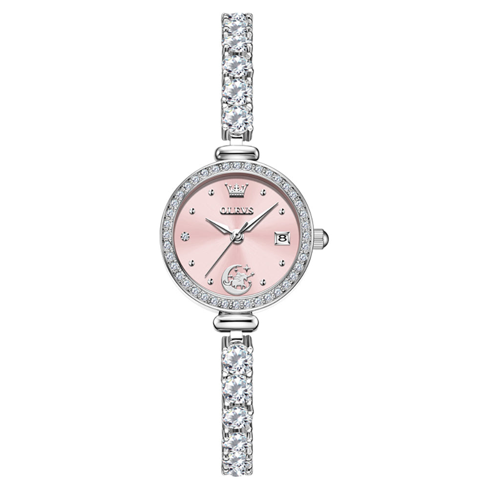 unicorn crystal bracelet quartz watch product view 344 (1) - OLEVS 2998