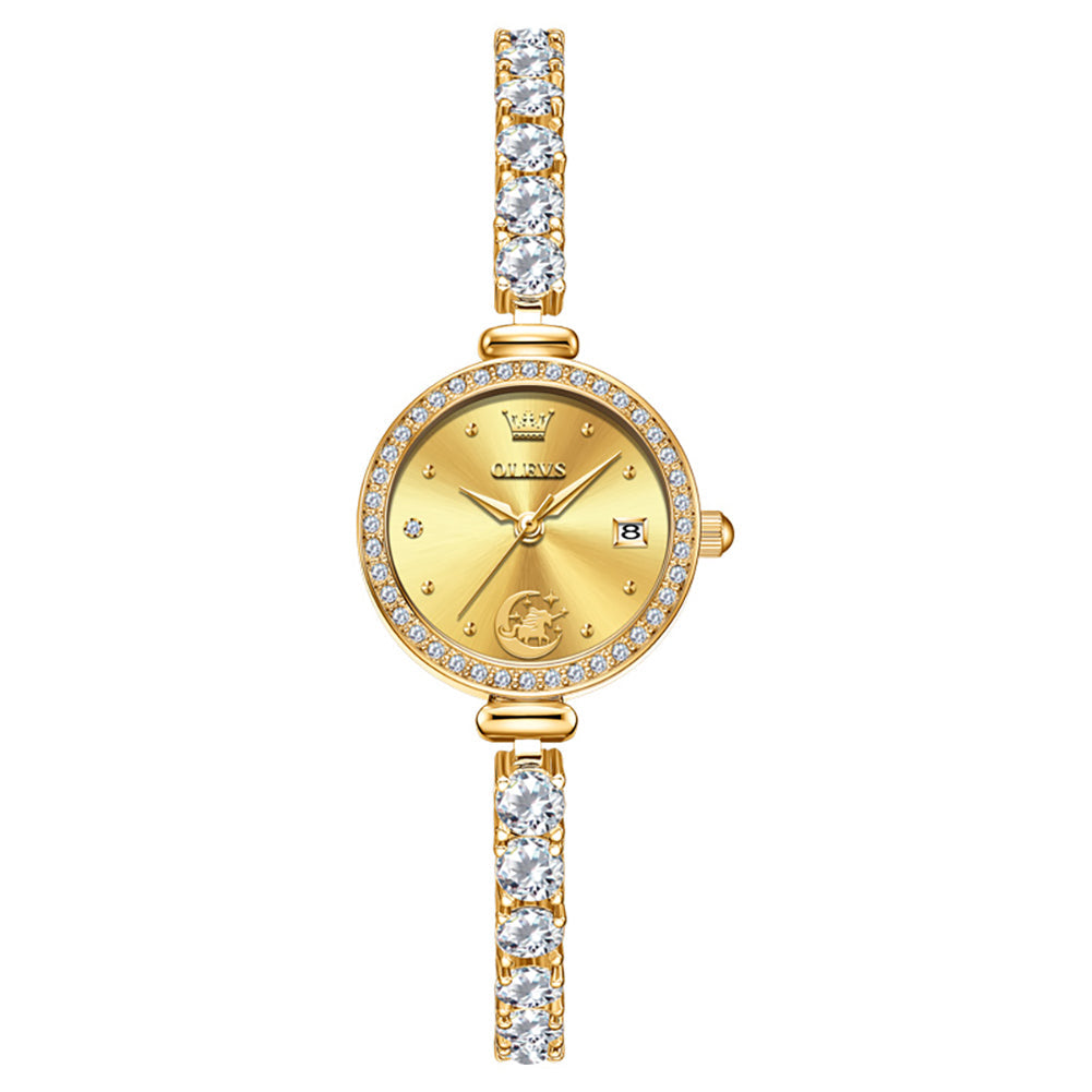unicorn crystal bracelet quartz watch product view 344 (3) - OLEVS 2998