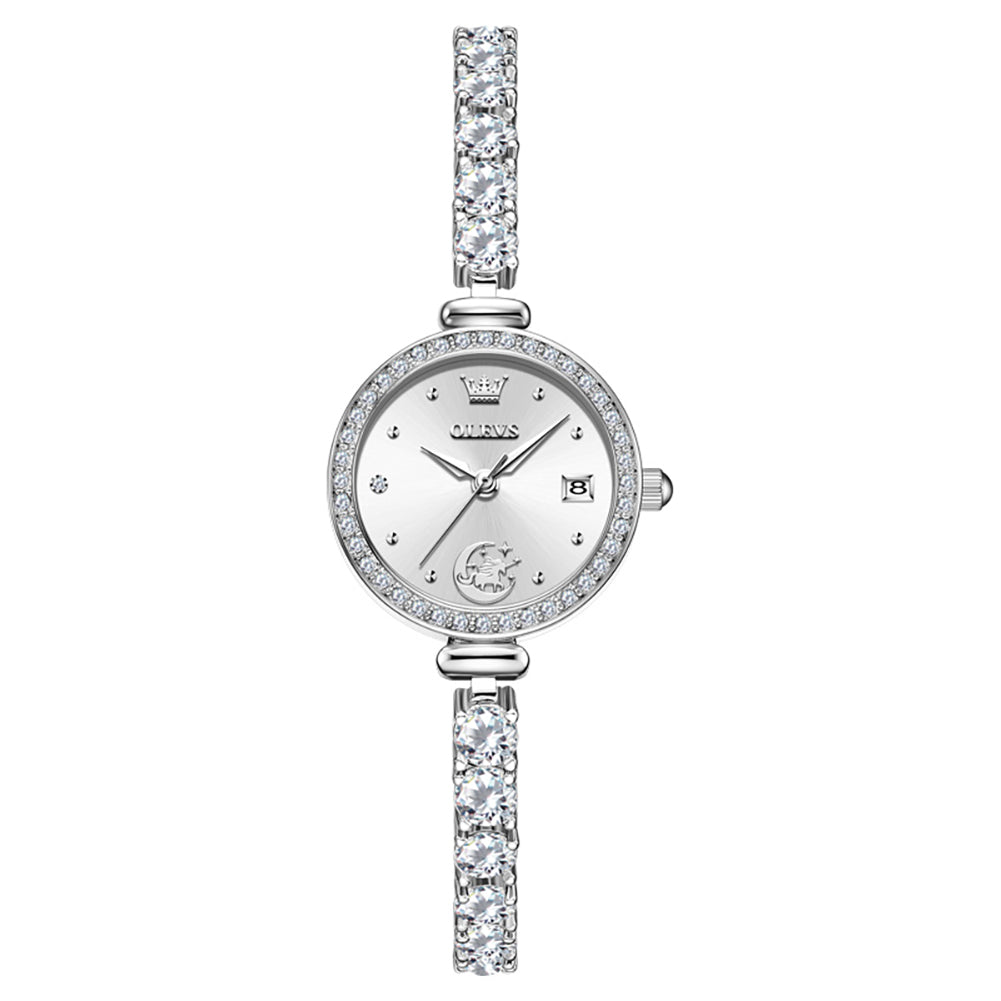 unicorn crystal bracelet quartz watch product view 344 (4) - OLEVS 2998