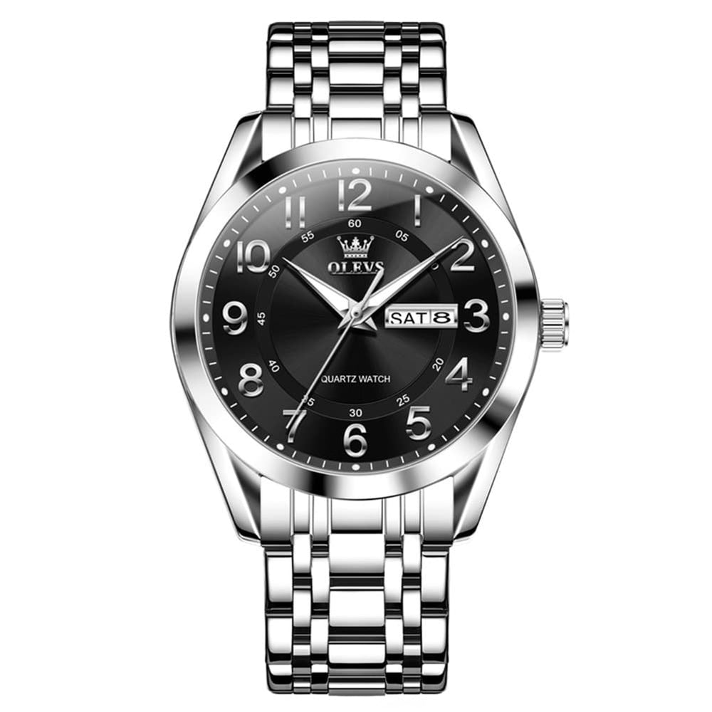OLEVS 3666 Quartz Luminous Stainless Steel Watch For Men - All Gold Watch | Olevs Watch Store