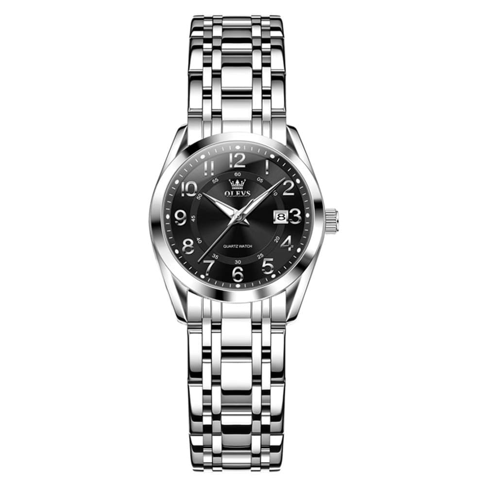 OLEVS 3666 Quartz Luminous Stainless Steel Watch For Women - All Gold Watch | Olevs Watch Store