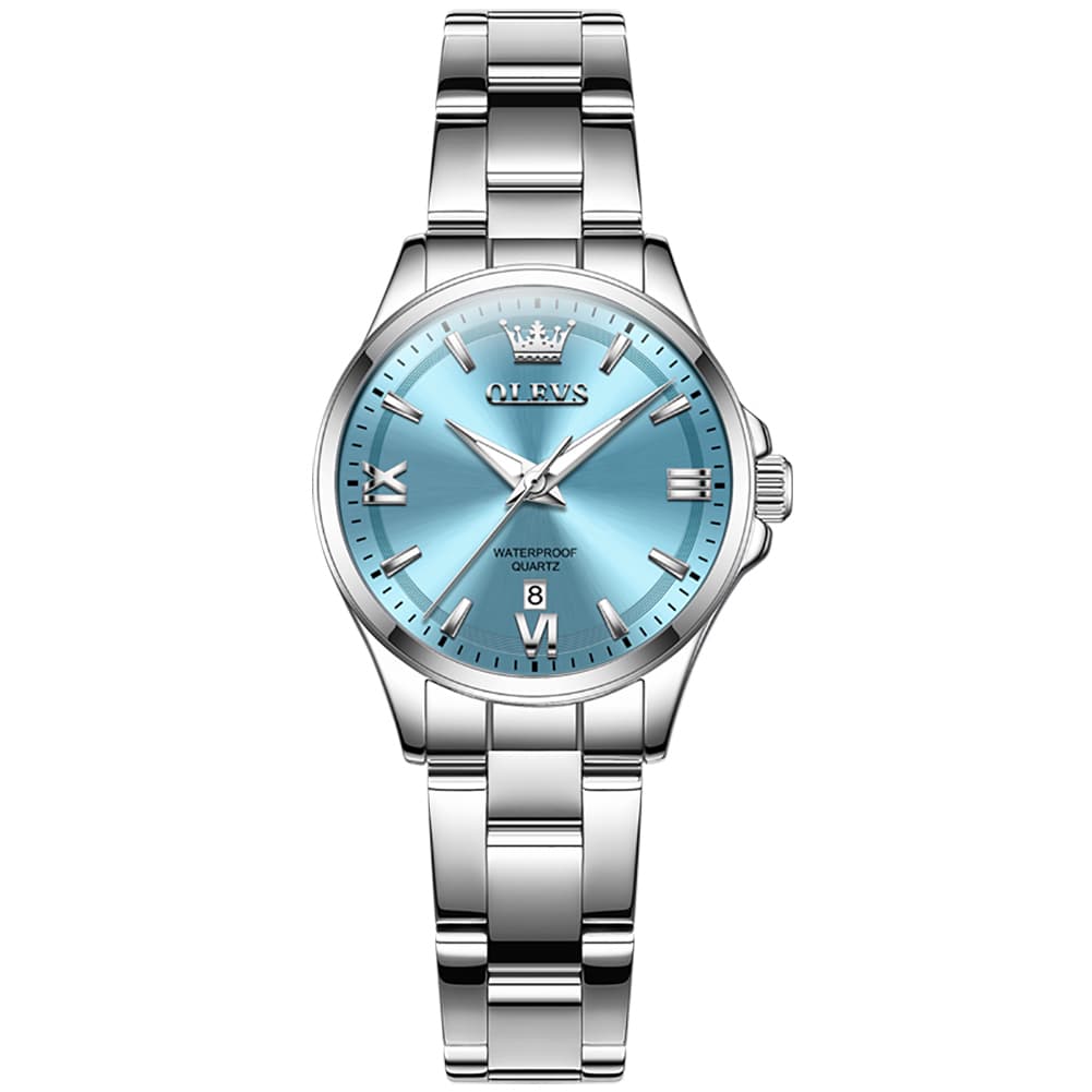 OLEVS 3668 Quartz Pastel Stainless Steel Watch For Women - Lavender Purple Watch | Olevs Watch Store