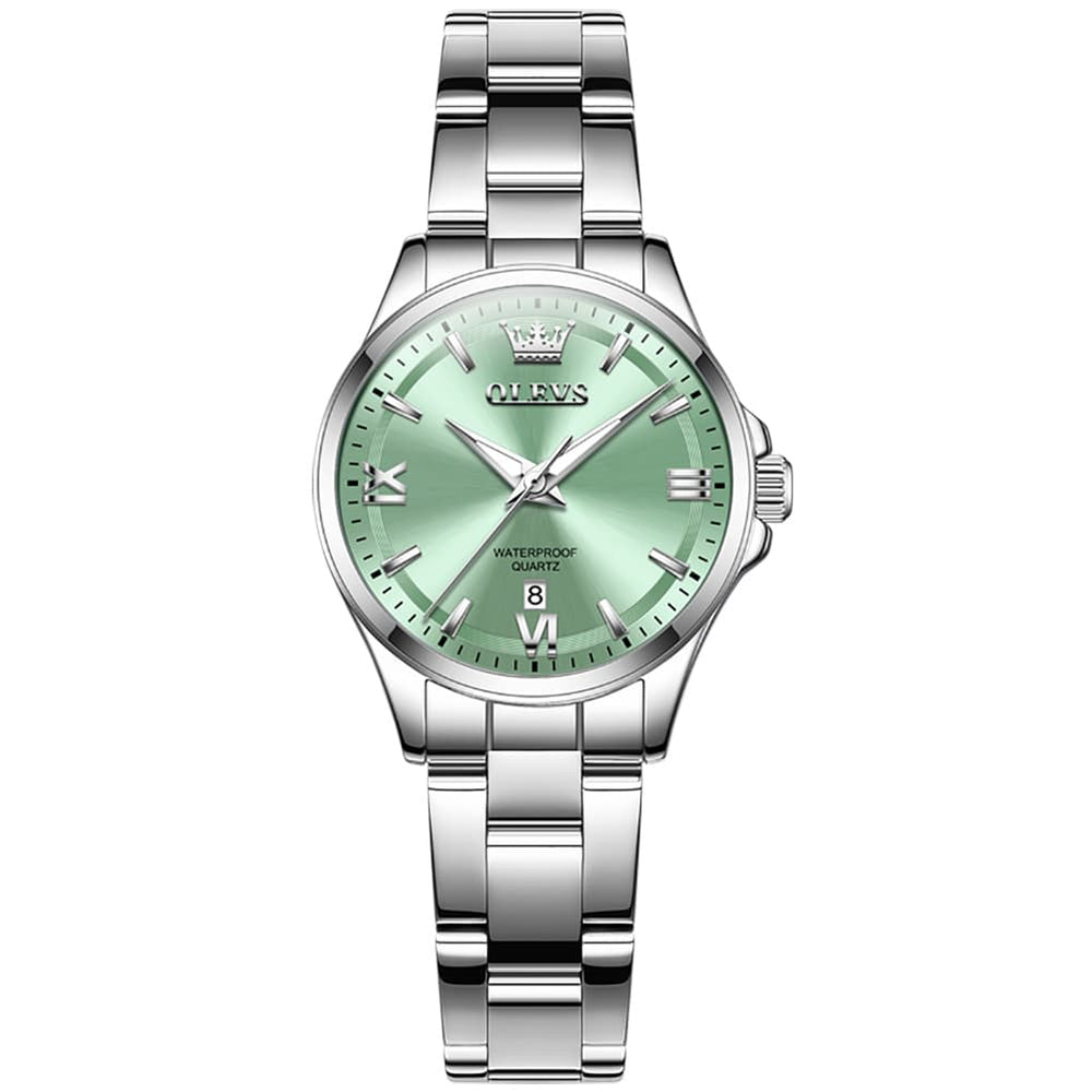 OLEVS 3668 Quartz Pastel Stainless Steel Watch For Women - Lavender Purple Watch | Olevs Watch Store