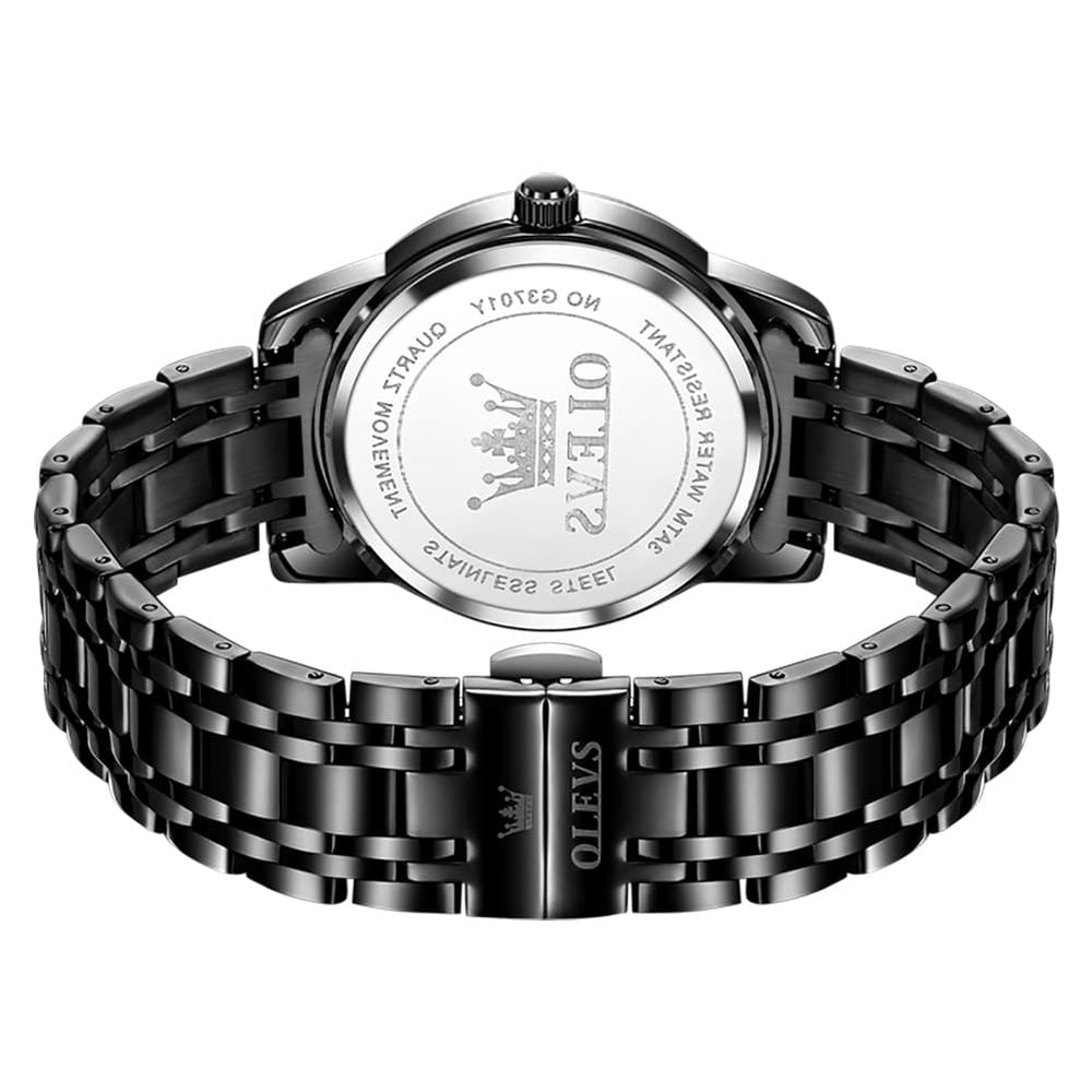 OLEVS 3701 Racing Wheel Openwork Sport Mens Quartz Watch - Mechanical Silver Watch | Olevs Watch Store