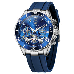Silver Blue front view - OLEVS 3730