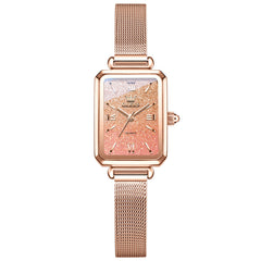 gradient pink watch front - OLEVS 5705