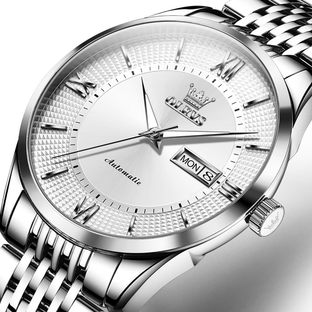 OLEVS 6657 Stainless Steel Automatic Mechanical Watch for Men - All Gold Watch | Olevs Watch Store