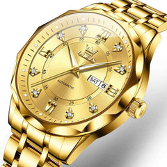OLEVS 6727 Automatic Mechanical Diamond Watch For Men