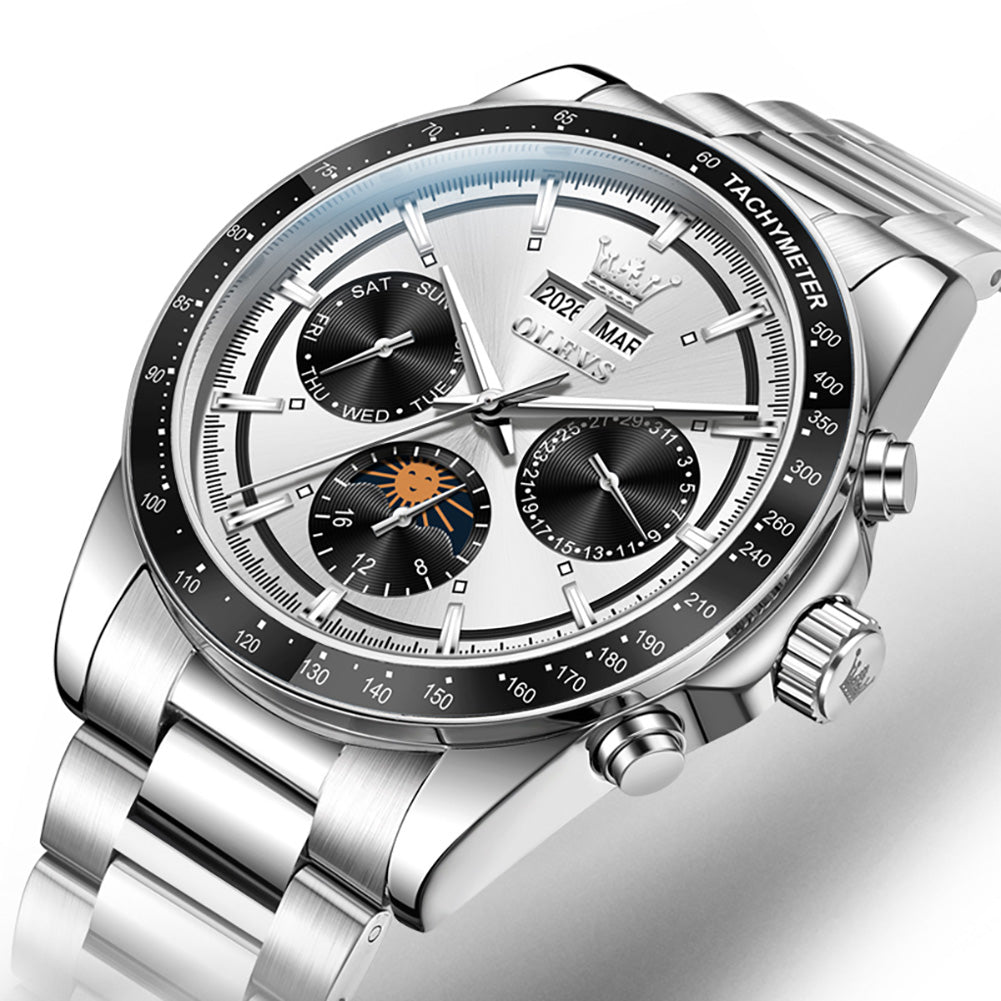 calendar dial close-up - OLEVS 6756