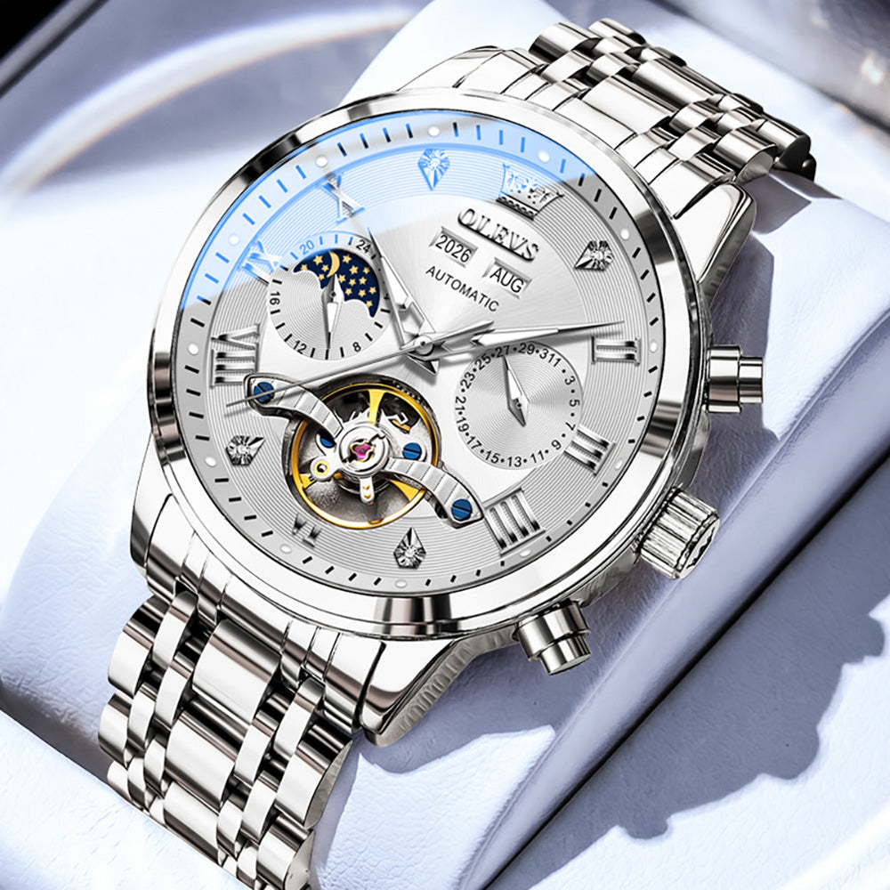 multifunction automatic watch view - OLEVS 6763
