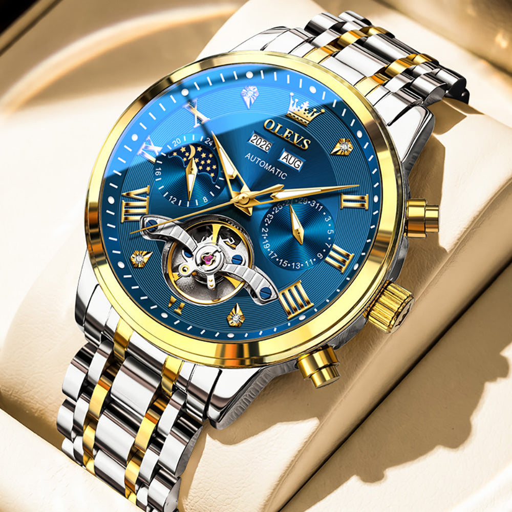 automatic watch business style image - OLEVS 6763