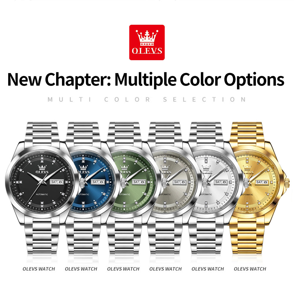 six available watch colors - OLEVS 7136