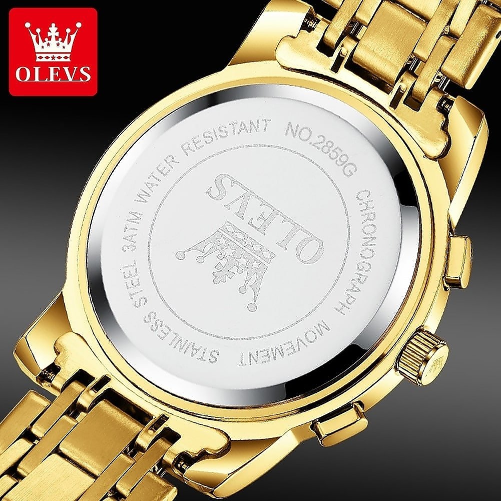 OLEVS Watch 2859 Luxury Business Chronograph