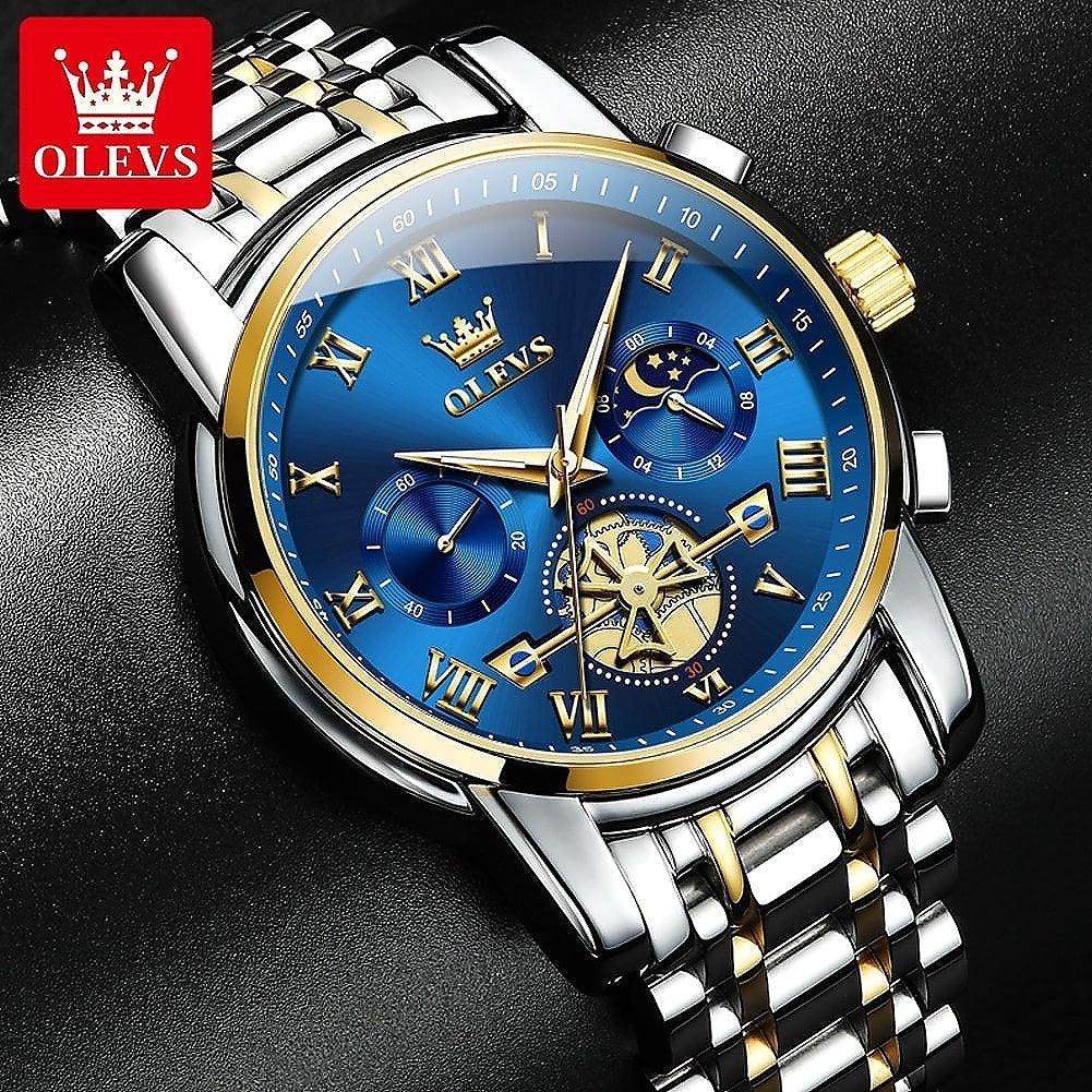 OLEVS Watch 2859 Luxury Business Chronograph